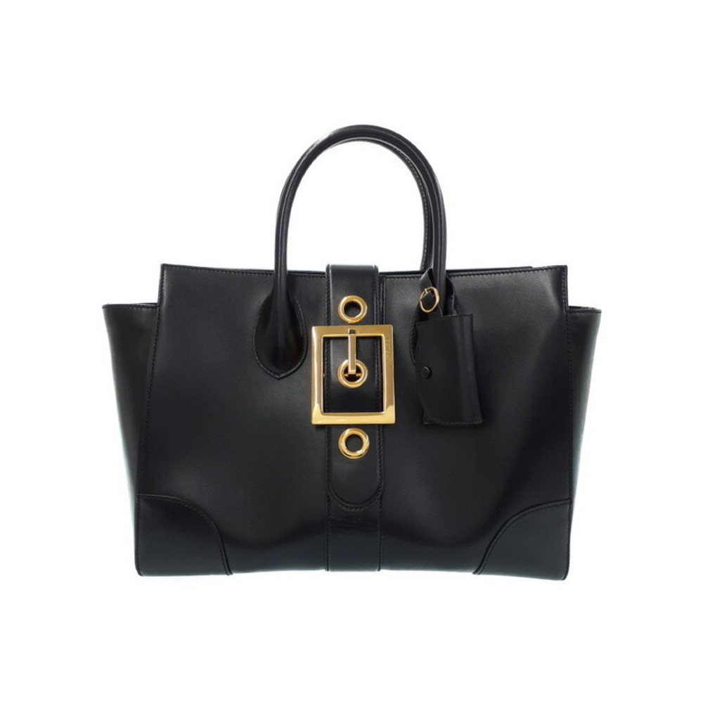 Gucci Lady Buckle Tote Shoulder Bag Black - Picture 1 of 9
